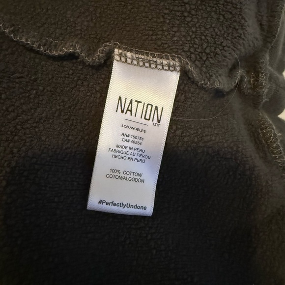 Nation LTD Davina Puff Sleeve Hooded Sweatshirt - Picture 8 of 8